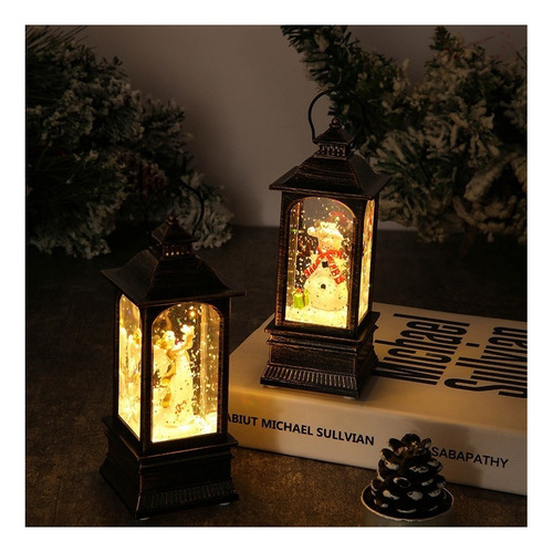 Luces De Navidad Linterna De Vela Con Luz Led, Faro De Noche