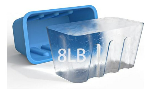 Molde De Hielo Extra Grande 8 Lbs Para Baño De Hielo