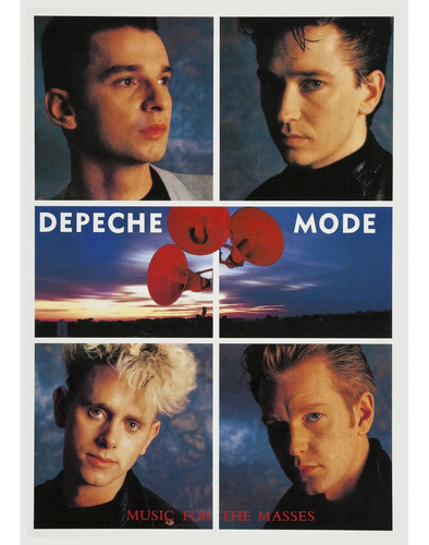 Lamina Para Enmarcar Cuadros Poster Depeche Mode