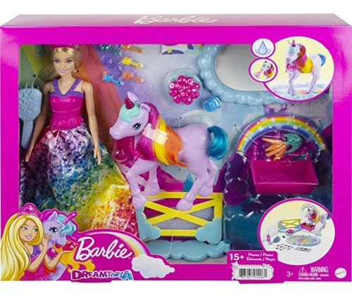 Barbie Dreamtopia Unicornio Arcoiris Original Mattel