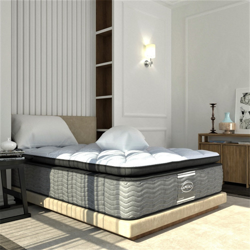 Imagen 1 de 6 de Colchón Matrimonial America Smart Confort+2almohadas+ Envió