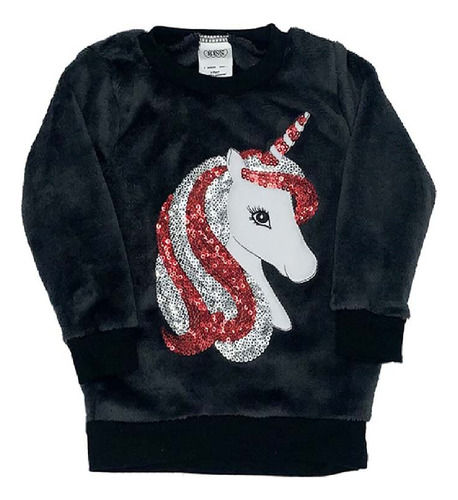 Sudadera Con Aplicación Bordada Unicornio