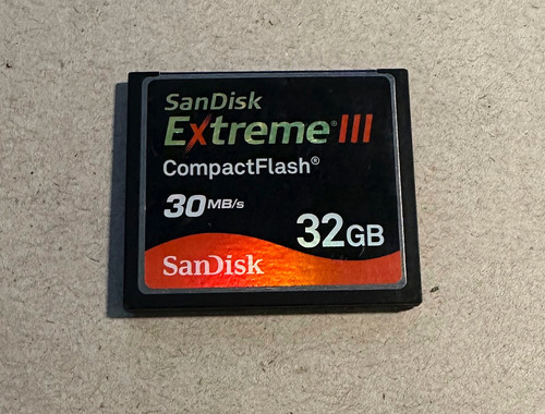 Memoria Compact Flash 32 Gb Sandisk Extreme 3