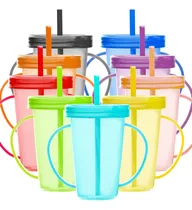 Comprar Youngever 8 Juegos De Vasos De Plástico Para Niños De 12 Onz