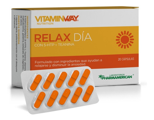 Vitamin Way Relax Día Mejora Relajación Ansiedad Y Estrés