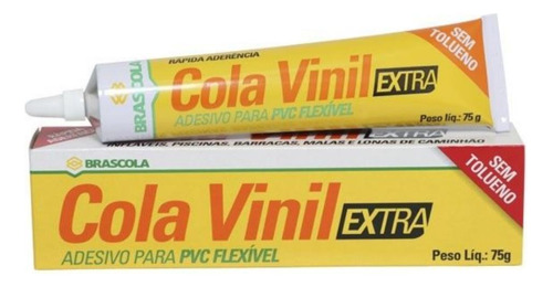 Cola Vinil Para Pvc 75g Brascola