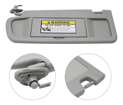 Right Side No Light Sun Visor Shield Sunvisor Block Shade