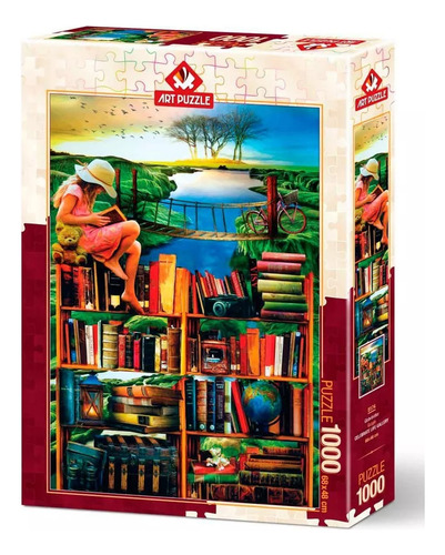 Rompecabezas Art Puzzle 1000 Piezas, Trotamundos Librero