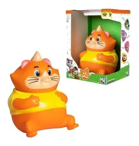 Boneco Gato Almondega Desenho Animado 44 Gatos Em Vinil 30cm em Promoção na  Americanas