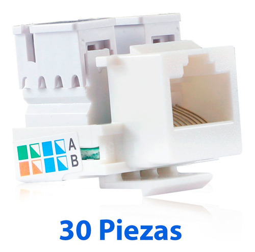 Kit 30 Conectores Rj45 Cat6 Blanco Ens-jc5wh Enson