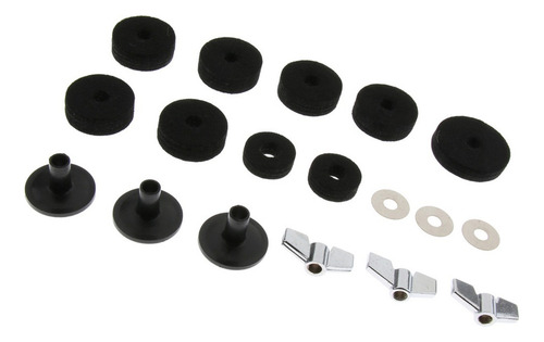 18 Piezas Juego Fieltros Para Platillos Fundas Tuercas