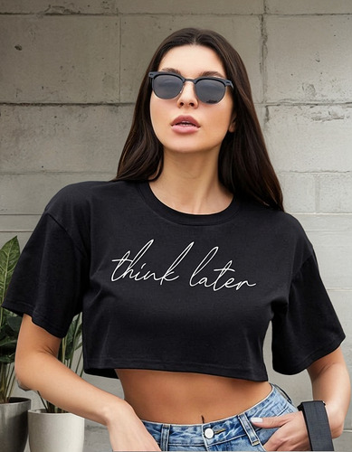 Remera Tate Mcrae Pupera Oversize I Love Me Thing Later