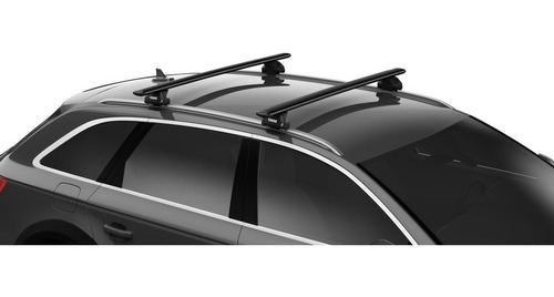 Rack Thule Wingbar Evo Preto Para Outlander 2013 Em Diante