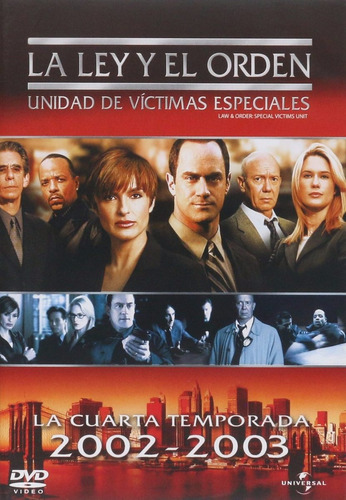 La Ley Y El Orden Uve Cuarta Temporada 4 Cuatro Dvd