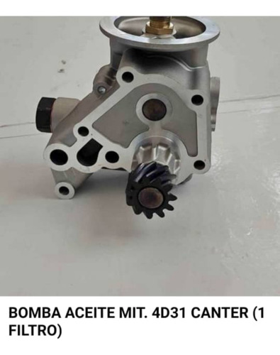 Bomba De Aceite Mit. 4d31 Para  Mitsubishi Canter, 1 Filtro.