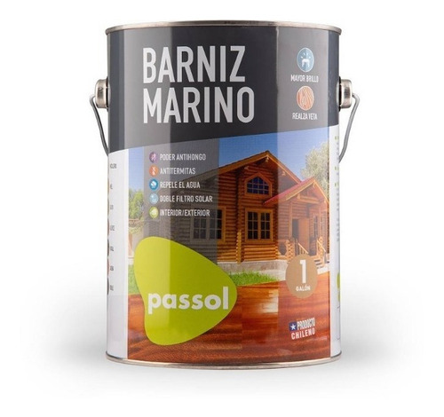 Pintura Barniz Marino Roble 1g - Passol