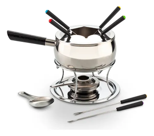 Set De Fondue Queralt Incluye 6 Pinchos Cocción Hogar