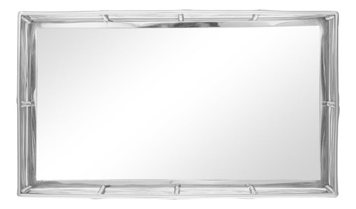 Bandeja Decorativa Wolff Inox Niquelado Com Espelho Prateada