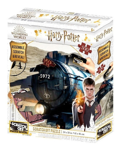 Rompecabezas Harry Potter Hogwarts Express Scratch Off 500 P