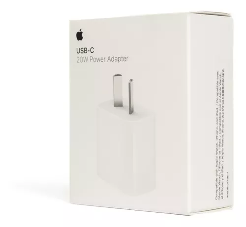 Cargador Usb-c Apple Carga Rápida 20w Original En Caja