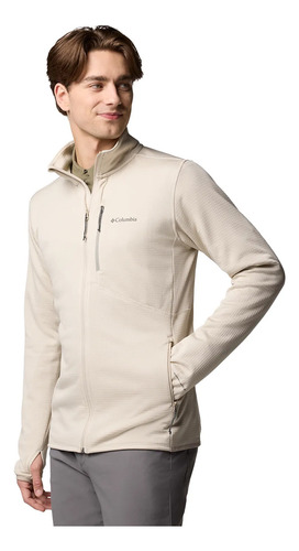 Jaqueta Columbia Park View Fleece Off White Masculino