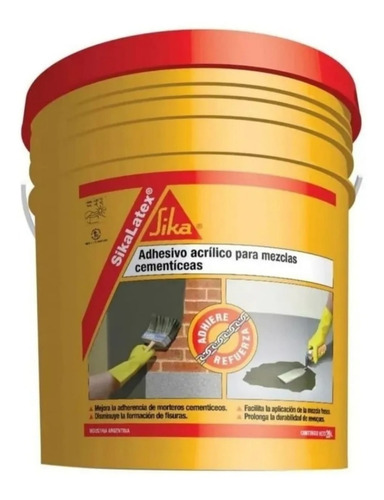 Sikalatex Ligante Acrilica Adhesiva X 20 Lts Envio Gratis 