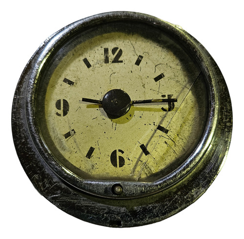Automovil Antiguo Reloj De Tablero. Déc 40/50 Vidrio Rajado (Usado)