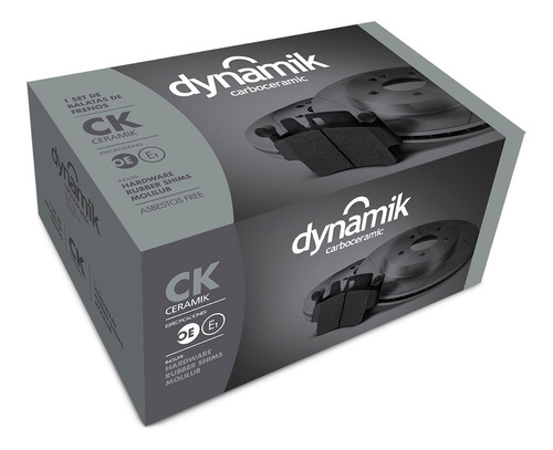 Balatas Cerámicas Traseras G6 V6 3.5l 08-10 Dynamik