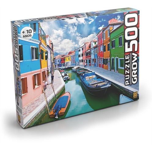 Puzzle 500 Peças Canal De Burano Grow