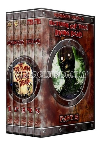 El Regreso De Los Muertos Vivos Saga 5 Dvd Colección