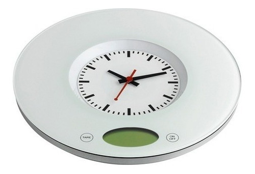 Bascula Digital Con Reloj Para Cocina 60.3002 Tfa
