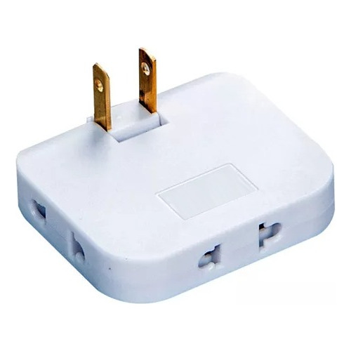 1 Adaptador Plano A Triple Universal Gira 180 Grados - E038