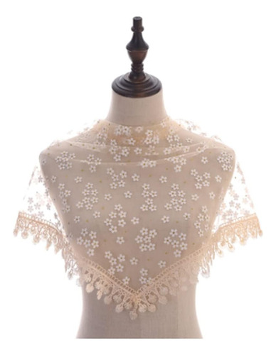 Velo De Iglesia, Velo De Encaje Para Misa, Oración, Mantilla