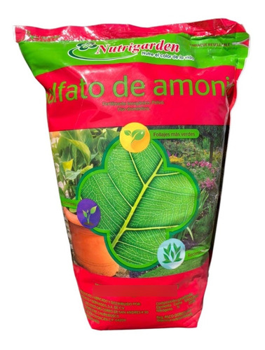 Sulfato De Amonio 2kg Para Plantas Verdes