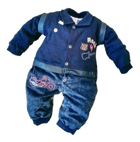 Imagem 5 de 7 de Kit 3 Macacões De Plush Bichinho Com Capuz Orelhas Para Bebê