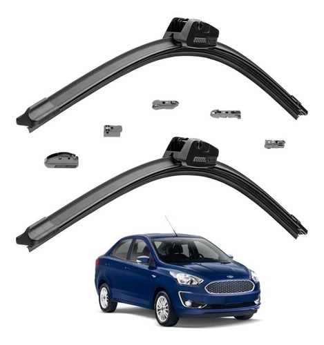 Plumas Limpiaparabrisas Ford Figo 2016, 2017, 2018 Y 2019