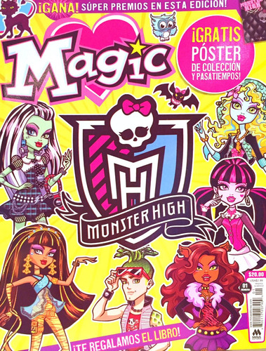 Revista Magic Portada Monster High (cerrada)