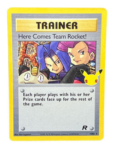Trainer Here Comes Team Rocket Carta Pokemon Inglés