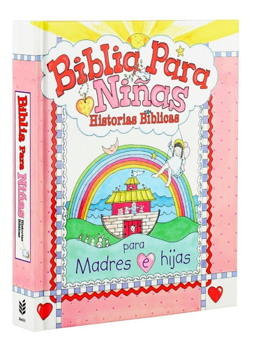 Biblia Infantil Para Niñas - Tapa Dura Rosado