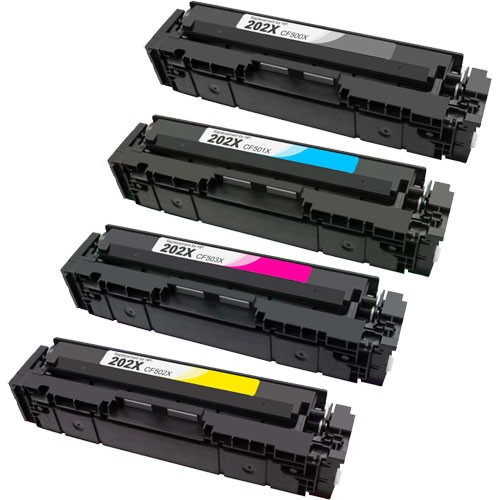 Juego 4 Toner Generico 202x Impre Color M254 M280nw Con Chip