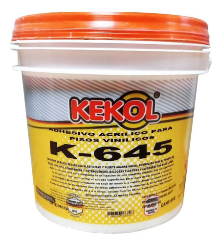 Adhesivo Acrílico Para Pisos Vinílicos 4 Kg Kekol