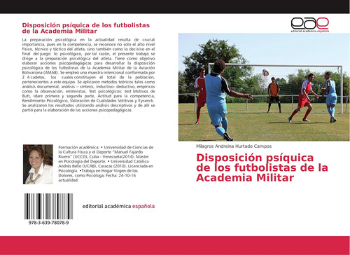 Libro:disposición Psíquica De Los Futbolistas De La Academia