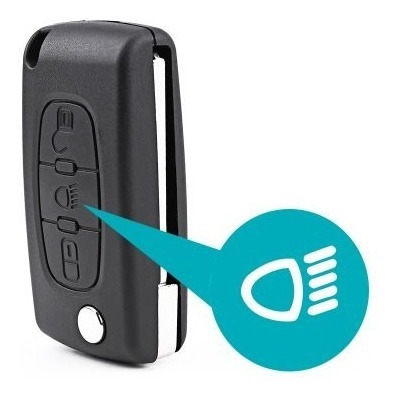 Llave Tipo Navaja Citroen C4,c5 (carcasa)