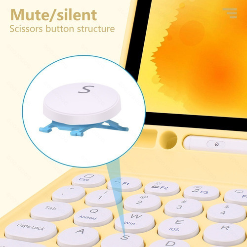 A Funda De Teclado Con Mouse Para iPad 9th 10.2 Pulgadas