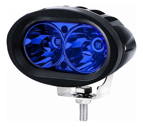 Luz Led Seguridad Para Montacarga Ovalada 20 W 12 V 24 Azul