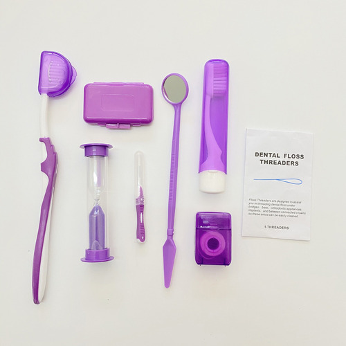 Cepillo De Dientes Toothbrush Suit De Ocho Piezas Con Cerdas