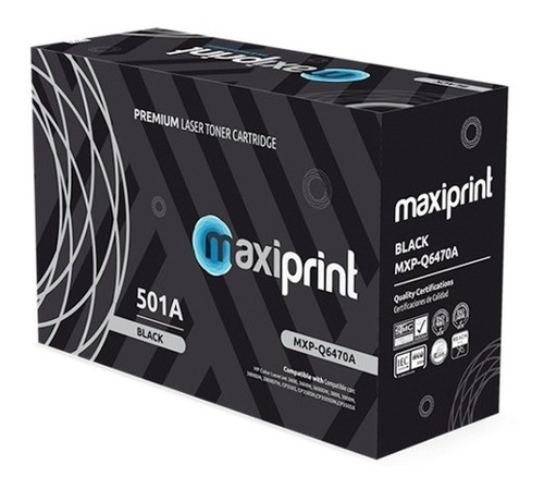 Toner Maxiprint Compatible Con Hp Mxp-q6470a (501a) Mi
