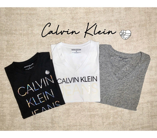 Remeras Importadas Calvin Klein Blanca