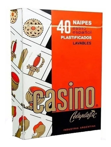 Cartas Casino Naipes Española Mazo De 40 Plastificadas Truco