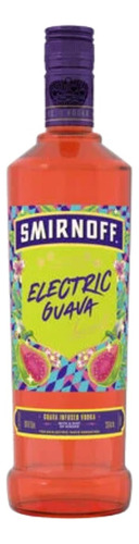 Vodka Smirnoff Electric Guava 750 Ml Sabor Guayaba Jengibre